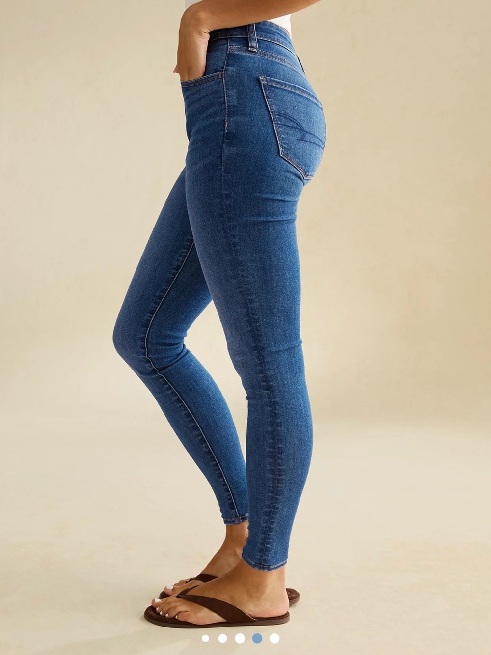 American Eagle Outfitters High-Rise Indigo Blue Women’s Jeans - Picture 5 of 16
